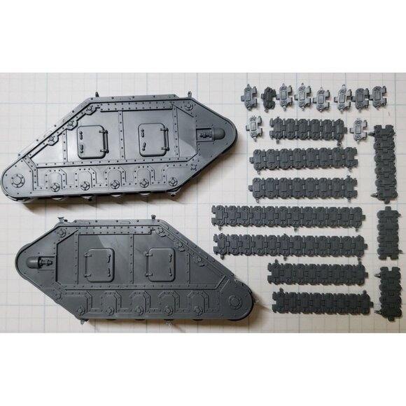 30k Solar Auxilia Bits Horus Heresy Leman Russ Striker Tank Sides & Tracks Set - Picture 1 of 3